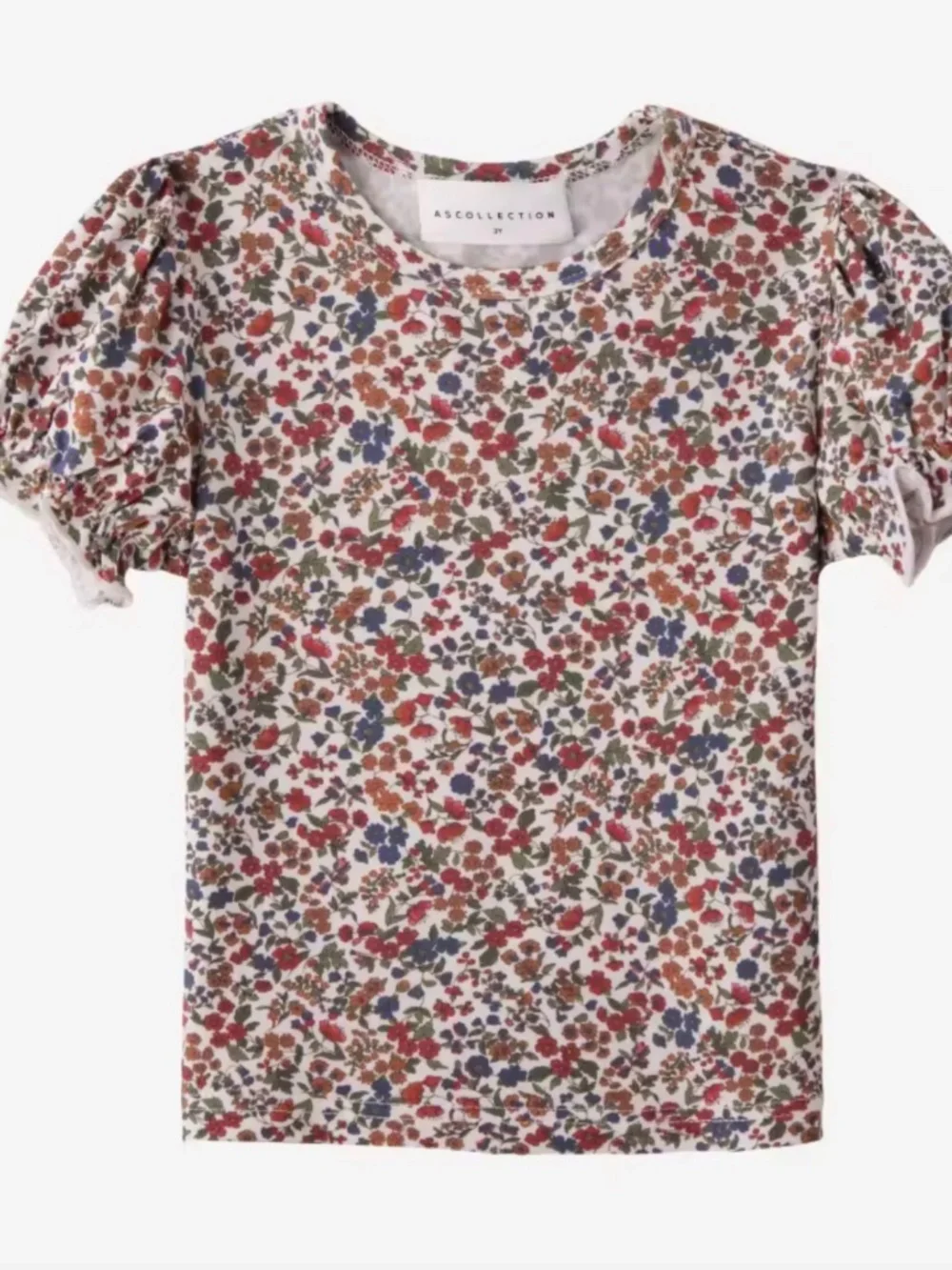 NWT Ali Specials Floral Short Sleeve Crew Tee Girl 4T